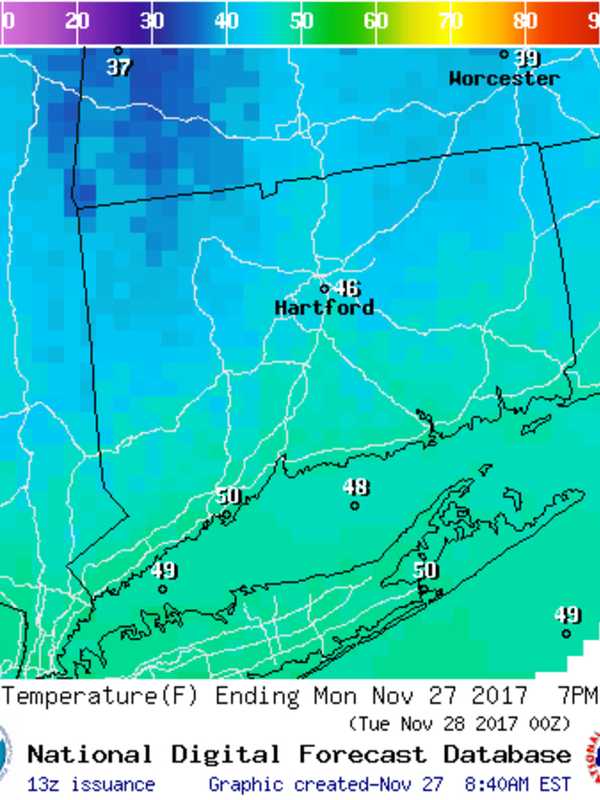 Cool And Breezy Monday Kicks Off Clear Week In New Canaan