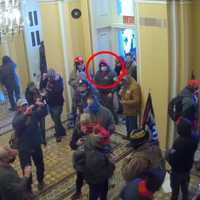 <p>Robert Coppotelli of Toms River, NJ, entering the U.S. Capitol building on Jan. 6, 2021.</p>