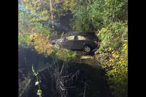 Car Crashes Into Creek In Central PA