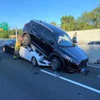 20-Year-Old Woman Airlifted After I-84 Pileup Crash