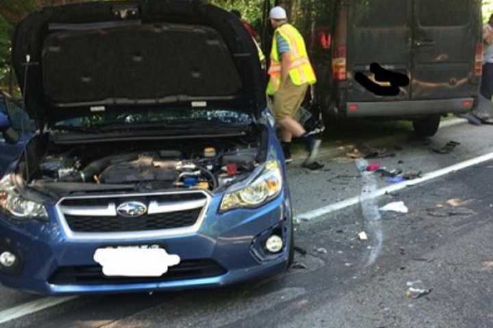 Cortlandt Car Crash Sends Two To Hospital, With 'Jaws Of Life' Rescuing One
