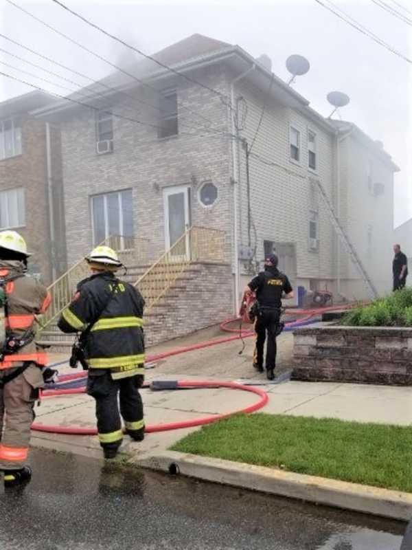 Residents Flee Fire In Lyndhurst Two-Family