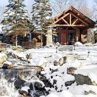 <p>The 10-acre property contains multiple structures, including the main house, a four-bedroom guest house, two garages, and a yoga hut.&nbsp;</p>