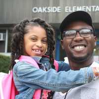 Over 500 'Dads' Take Kids To School In Peekskill