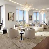 <p>The condo is located on the 58th floor of the Four Seasons Private Residences One Dalton Street in Back Bay.</p>