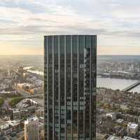 <p>The lavish condo is on the 58th floor at One Dalton Street.</p>