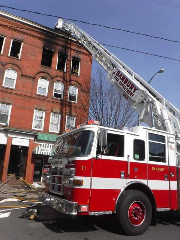 Fire Damages Fourth-Story Main Street Apartments In Danbury