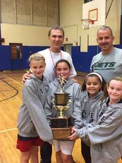 Trophies Awarded By Clarkstown DARE At Annual Hoops Classic