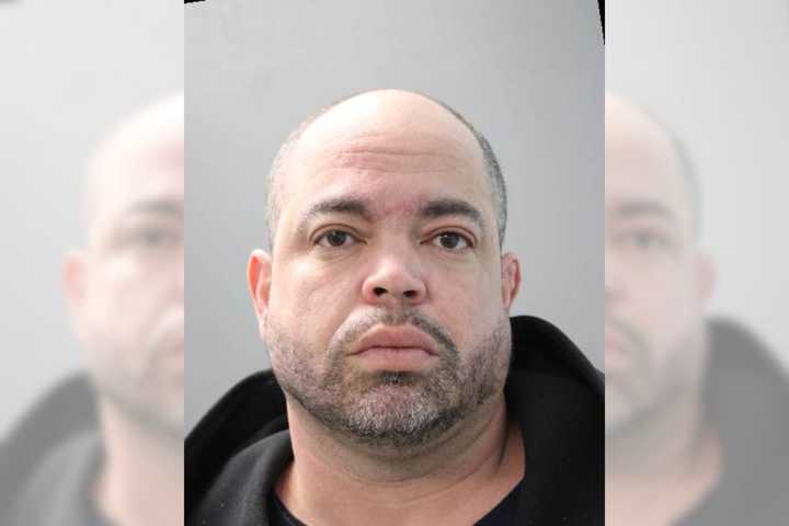 David Marmol, aged 41, of Lindenhurst, was sentenced to a decade behind bars for a February 2021 traffic stop where police found multiple drugs and a knuckle knife, the Suffolk County DA announced.