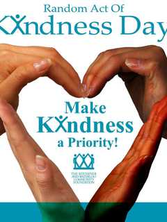 What Are You Doing For National Kindness Day, Fort Lee?
