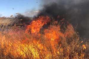 BRUSH FIRES: GS Parkway Closed Near Shore, NJ Turnpike Threatened Near Meadowlands