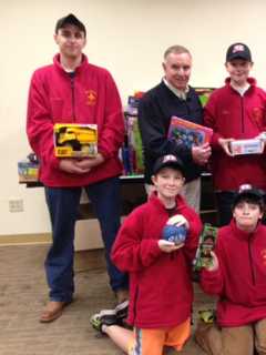 Fairfield Boy Scouts Deliver Toys To Bridgeport Foster Families