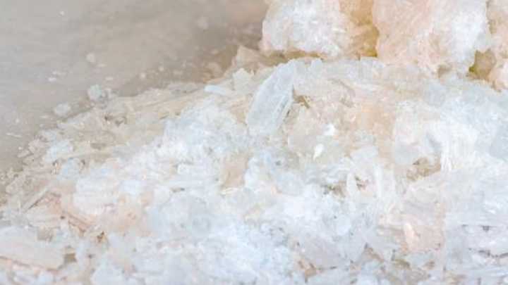 A file photo of methamphetamine.&nbsp;