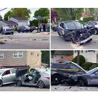 DEMOLITION DERBY: Chain-Reaction DWI Crash Leaves 100 Yards Of Damage, Debris In Elmwood Park
