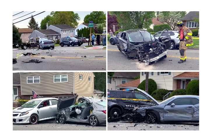 DEMOLITION DERBY: Chain-Reaction DWI Crash Leaves 100 Yards Of Damage, Debris In Elmwood Park