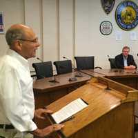 <p>Brad Goldberk is one of five members of a Village of Mamaroneck committee exploring how to deal with an increasing deer population. He addressed the issue a recent forum.</p>