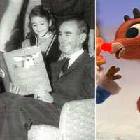 <p>Rudolph the Red-Nosed Reindeer creator Robert L. May (pictured with his daughter in 1964) will be inducted into New Rochelle&#x27;s &quot;Walk of Fame&quot; on Sunday, Dec. 4.</p>