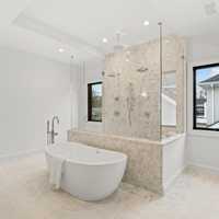 <p>228 Diane Pl., Paramus., master bathroom.</p>