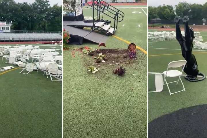 Rampaging Glen Rock Teens Destroy Statue, Stop Train Service, After Graduation