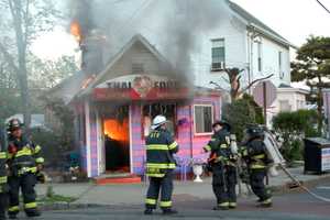 Fire Blows Through Roof Of Bergenfield Restaurant