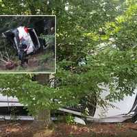 SUV Rolls Off Route 208 Ramp