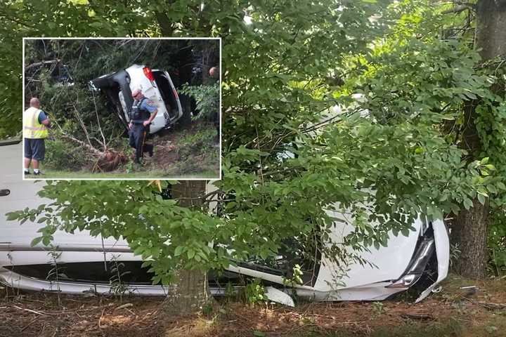 SUV Rolls Off Route 208 Ramp