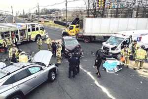 Firefighters Free Three In Route 23 Head-On Crash Involving Ambulance