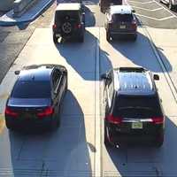 <p>The rear plate of the BMW was covered by an electronically-controlled panel when a Port Authority police officer spotted it at the Holland Tunnel, authorities said.</p>