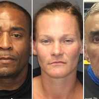 Rochelle Park PD: Machete, Crack, Stolen Plates Found, Three Arrested In Stolen Car