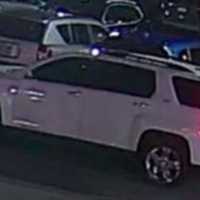 <p>Have you seen this car? Police say the shoplifters left the scene in this white SUV.</p>