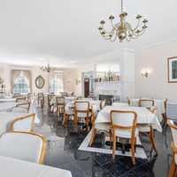 <p>The dining room at Villa Balsamo.</p>