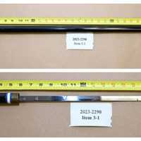 <p>The suspected weapon in Michael Sides&#x27; June 10 murder in Ardmore, with and without the sheath.</p>