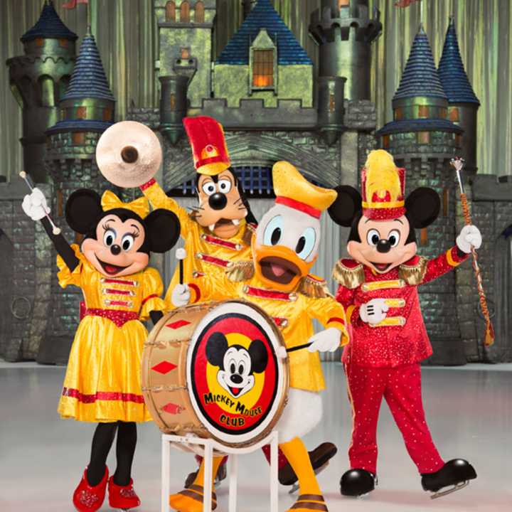 The Mickey Mouse Band perform at Disney on Ice: 100 Years of Magic.