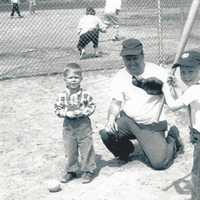 <p>Donald Warner and his sons, Gary and Mike Warner, of Paramus.</p>