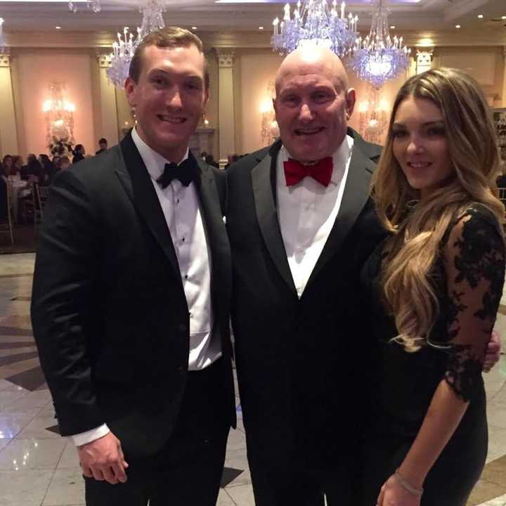 Philanthropist Donald Nuckel of Little Ferry, center, was honored as a Distinguished Citizen by the Ramapo Foundation. He&#x27;s shown with his son Donald and daughter Shaelyn.