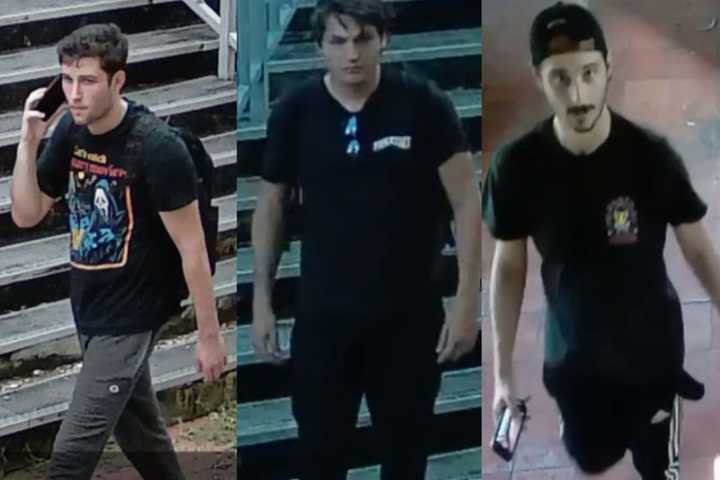 Three men were seen on Saturday, Aug. 26 trespassing and damaging property on the former Dowling College campus, according to police.