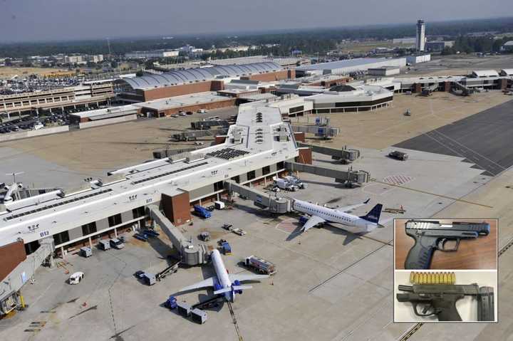 More guns were seized at Richmond International Airport.