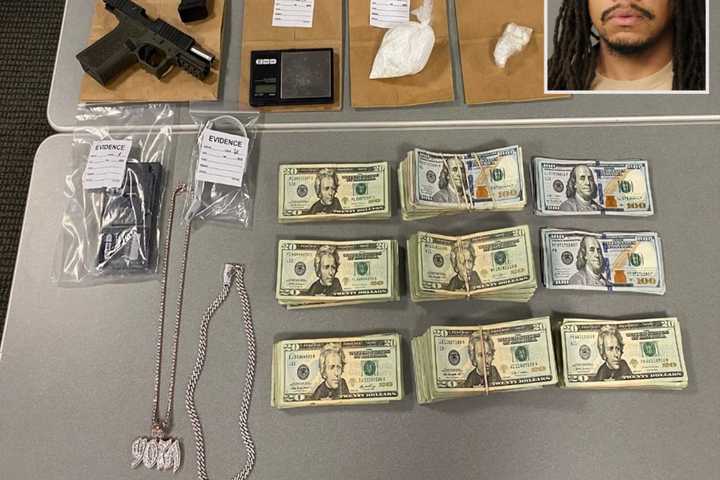 Police Seize Cash, Cocaine, Handgun From Three Maryland Residences During Drug Bust