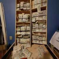 <p>A dresser with a trap door full of cash and drugs.&nbsp;</p>