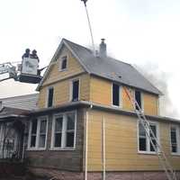 <p>A completely defensive operation ended up knocking the fire down on Union Avenue in North Arlington.</p>