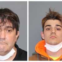 Father/Son Charged In CT Burglary After Fleeing By Crashing Through Garage Door With Vehicle