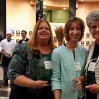 <p>The New York State Travel Industry Association (NYSTIA) recently recognized Dutchess Tourism for excellence. Shown: Dutchess Tourism Deputy Director Lydia Higginson; BBG &amp; G principal Debbe Garry; and Dutchess Tourism President and CEO Mary Kay Vrba.</p>