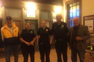Westport Police, Y's Men Raise Awareness About Domestic Violence