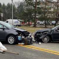 <p>Head-on crash on Maple Avenue near Route 208 in Fair Lawn.</p>