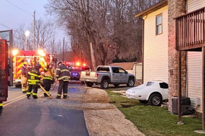 Car Crashes Into Berks County Home