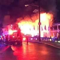 Massive Route 1&9 Tanker Fire Severely Burns Trucker, Guts Home