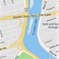 Falling Tree Hits Car, Blocks River Road In Elmwood Park