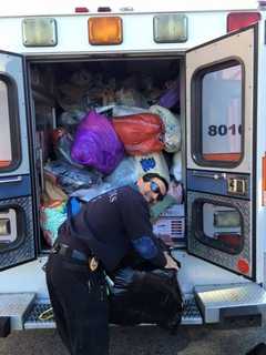 Stratford EMS Collects Donations For Bridgeport Fire Victims