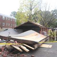 GARAGE COLLAPSE (PHOTOS): Two Injured, One Seriously In Elmwood Park