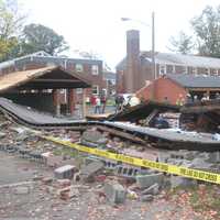 GARAGE COLLAPSE (PHOTOS): Two Injured, One Seriously In Elmwood Park
